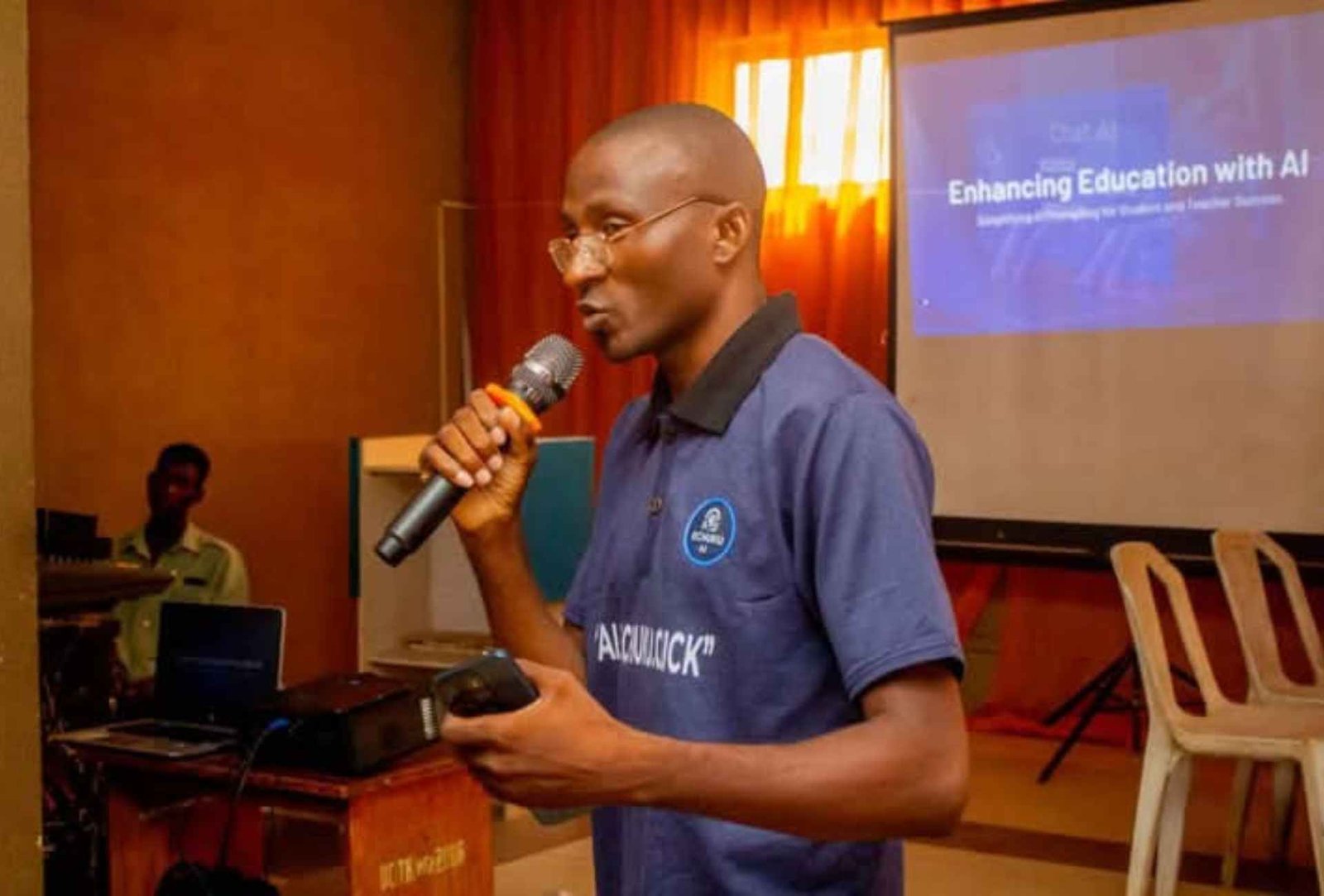 anzolo teaching schools on ai leading the africa awakening standing with